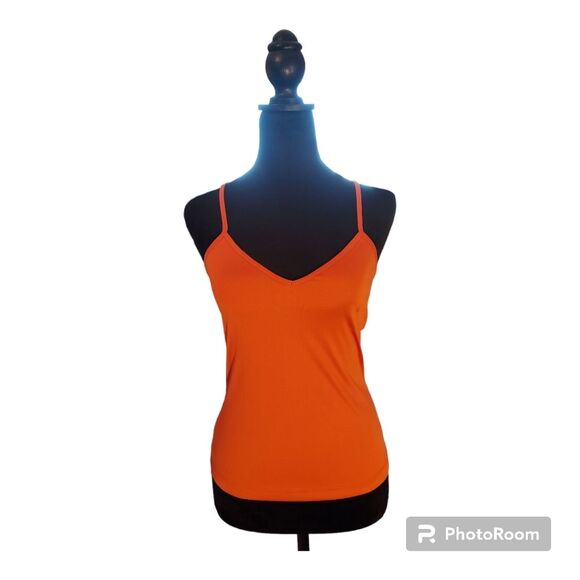 XOXO NWT Y2K Orange Leopard Animal Print with Matching Cami Blouse Size M - Picture 5 of 6